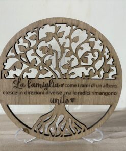 Quadretto Albero della vita in legno e plexiglass