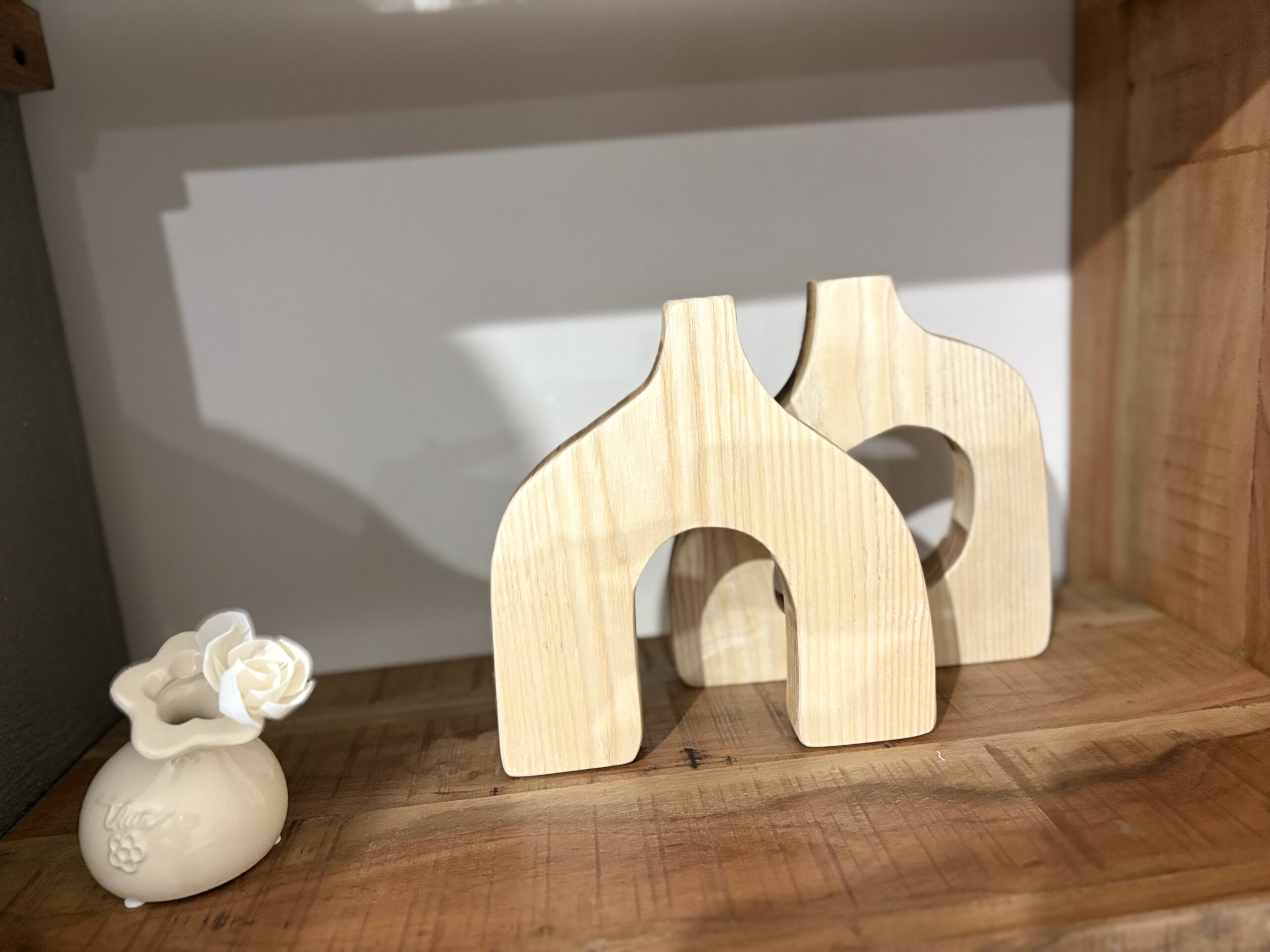 Vasi decorativi in legno - immagine 4