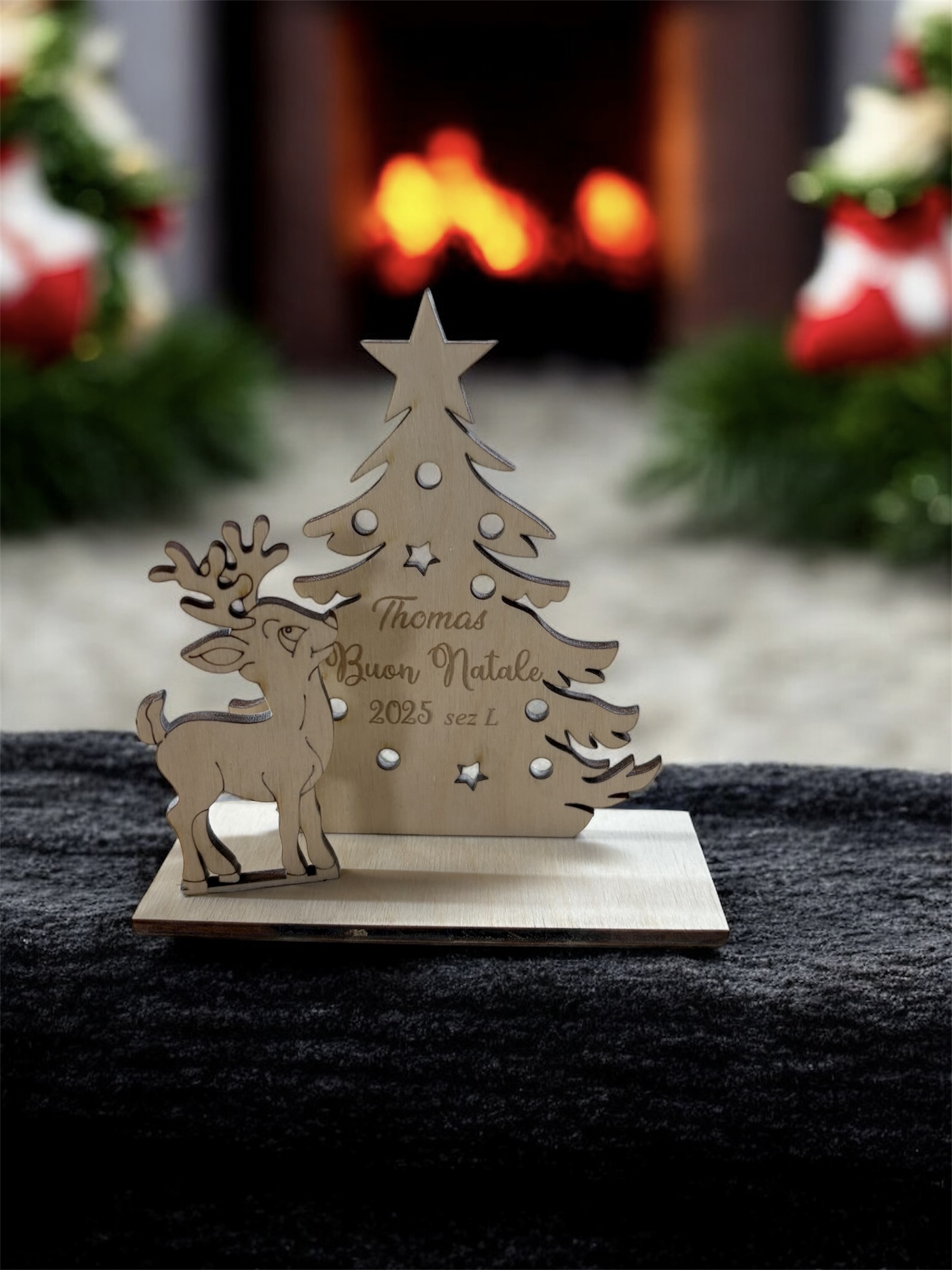 Albero Natale con renna