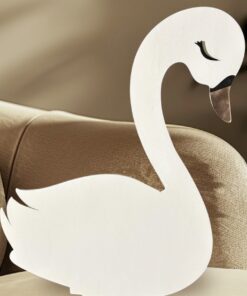 Cigno decorativo in legno