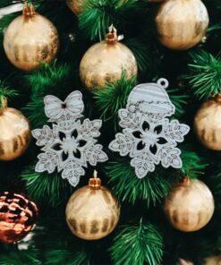 Alternative view of Fiocco di neve decorazione albero