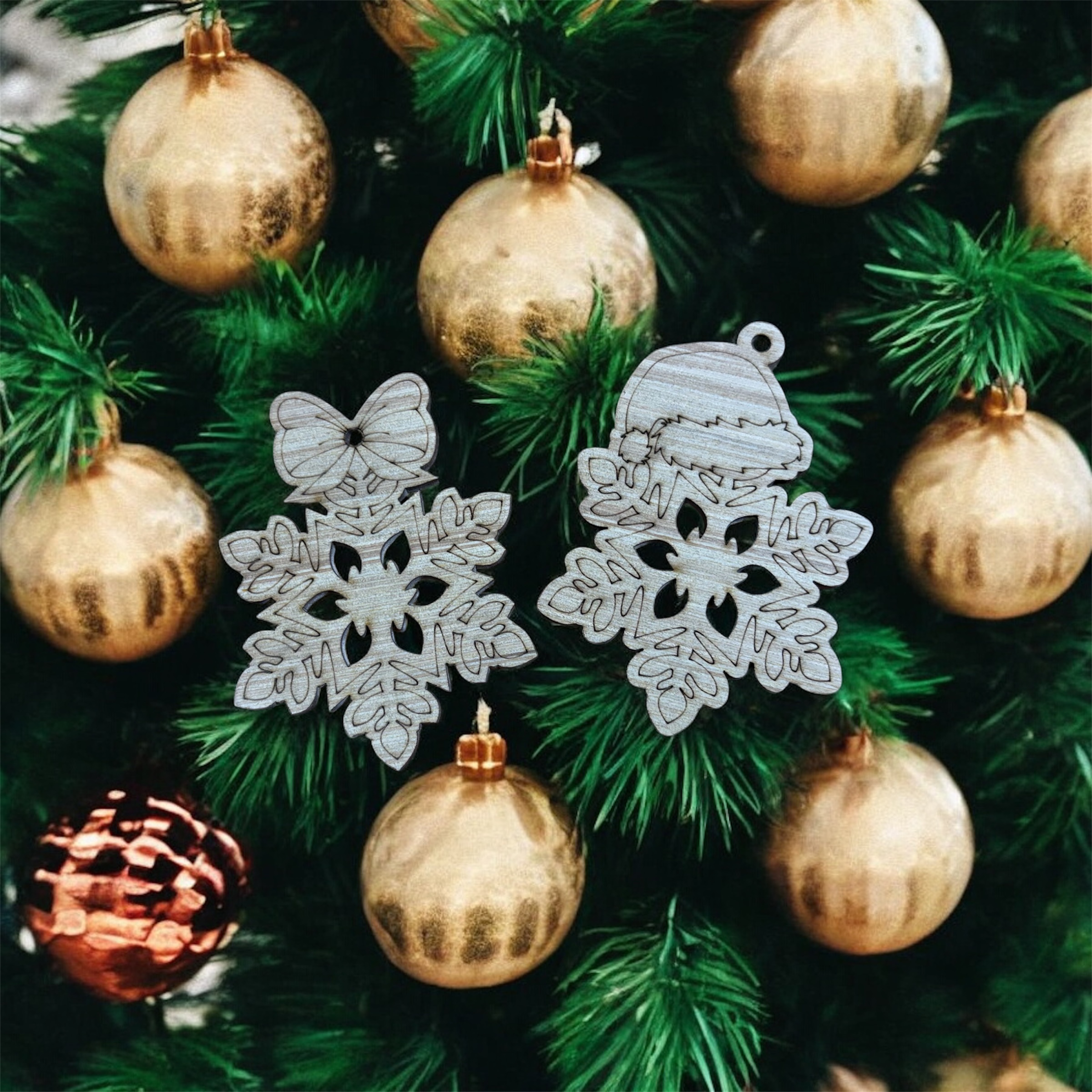 Fiocco di neve decorazione albero - immagine 2