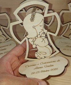 Angioletto con croce stilizzata