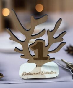 Segnatavolo in Legno Personalizzato